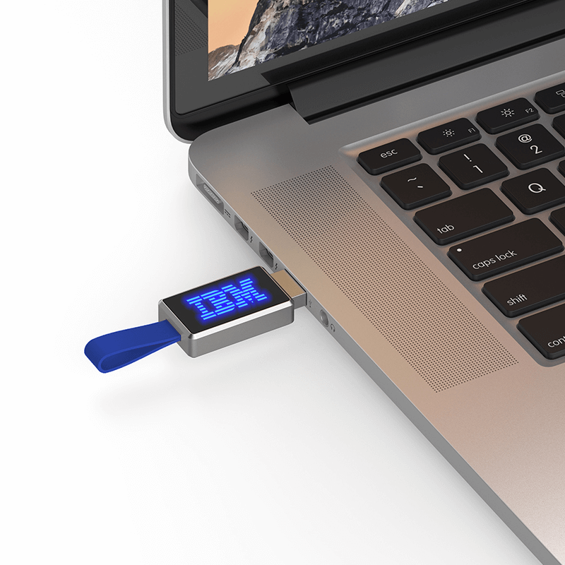 USB Flash Drive with Strap (LED Logo) Executive Corporate Gifts Singapore