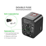 Universal 2 Port USB Travel Adaptor | AbrandZ.com