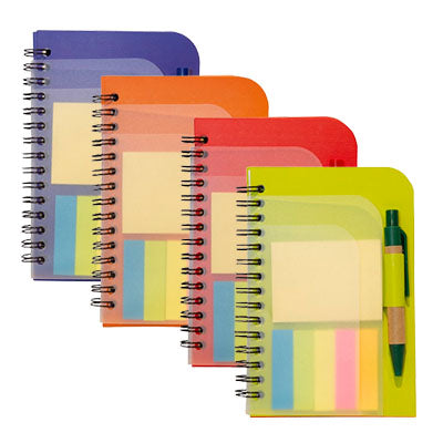 Eco Notepad with Pen and Colour Tabs Executive Corporate Gifts Singapore
