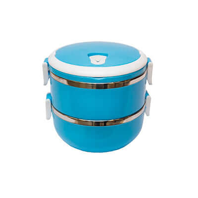 Round-shaped Stainless Steel Lunch Box Executive Corporate Gifts Singapore