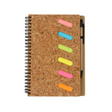 Eco-Friendly A5 Notebook with post it note & Pen | AbrandZ Corporate Gifts