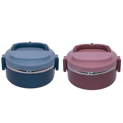 Round Single Layer Lunch Box Executive Corporate Gifts Singapore