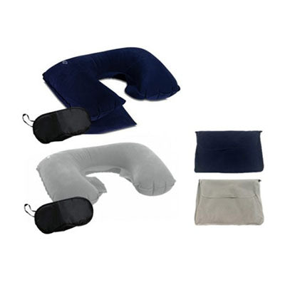 Inflatable Neck Pillow with Eye Mask Executive Gifts Singapore