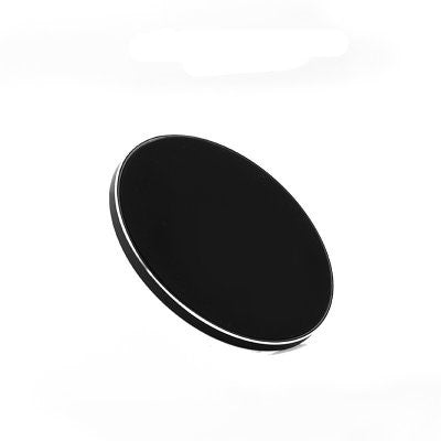 Black Slim Wireless Charger shown at an angle