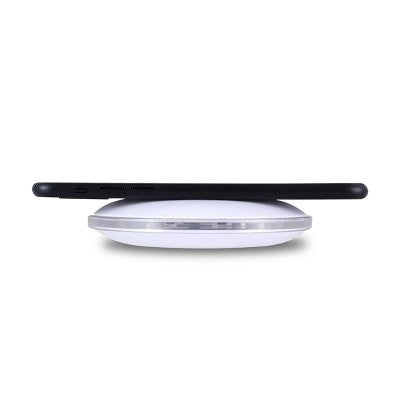 White Wireless Charger with LED Light Executive Gifts Singapore