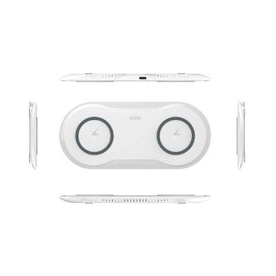 Double Wireless Charger with LED Indicator Executive Gifts Singapore