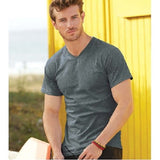 Classic Premium V Neck T-Shirt Short Sleeve