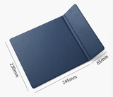 PU Mousepad With 15W Wireless Charger Corporate Gift Singapore