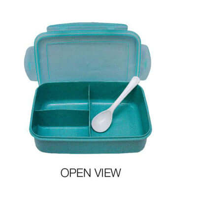 Wheat Fiber lunchbox with Spoon Executive Corporate Gifts Singapore