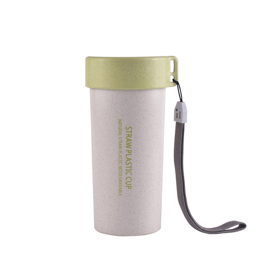 Wheat Straw Water Bottle with Lid and Strap Executive Corporate Gifts Singapore