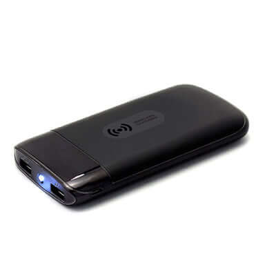 Wireless Charger Powerbank with LED Light Up Logo Executive Corporate Gifts Singapore