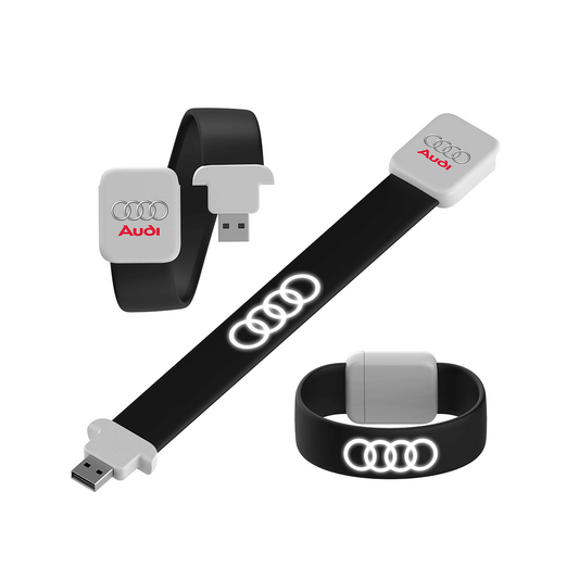 Wrist Strap USB Flash Drive with LED Logo Executive Corporate Gifts Singapore