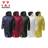 Wundou P6880 Semi-Long Boa Bench Coat | AbrandZ.com