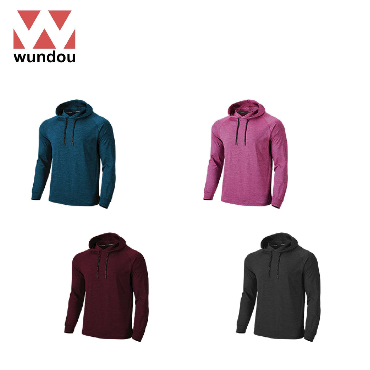 Wundou P750 Long Sleeve Fitness Hoodie Executive Corporate Gifts Singapore