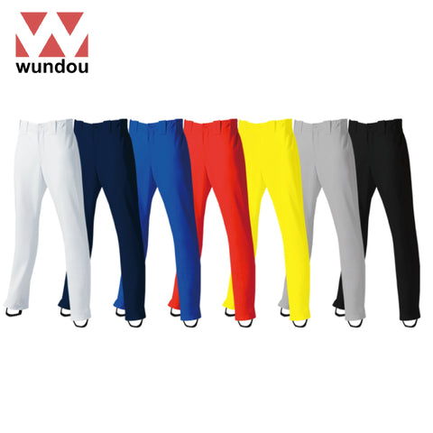 Wundou P2760 Full-Length Straight Baseball Trousers | AbrandZ.com