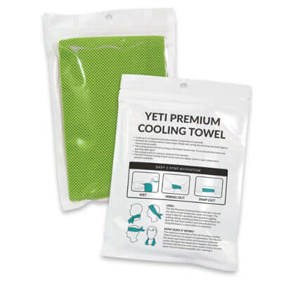 Yeti Premium Cooling Towel - Pouch Corporate Gift Singapore