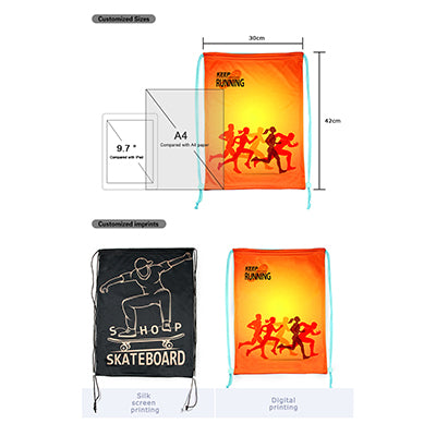 Custom Promotional Drawstring Backpack Executive Corporate Gifts Singapore