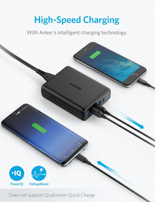 Anker PowerPort Speed PD 5 Ports USB-C Charging Station Executive Gifts Singapore