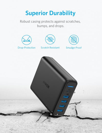 Anker PowerPort Speed PD 5 Ports USB-C Charging Station Executive Gifts Singapore