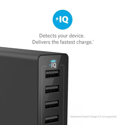 Anker PowerPort 6 Ports 60W With PowerIQ™ Charging Station Executive Gifts Singapore