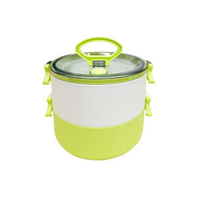 2-Tier Lunch Box with 2-in-1 fork & spoon Executive Corporate Gifts Singapore