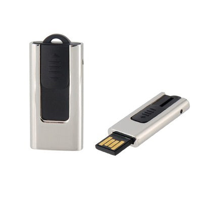 Compact Slider Steel USB Flash Drive Executive Corporate Gifts Singapore