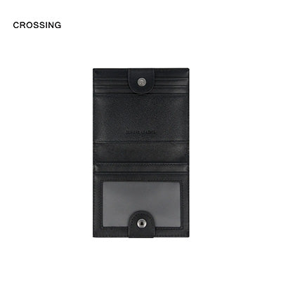 Crossing Elite Leather Card Case With Button Closure RFID Executive Gifts Singapore