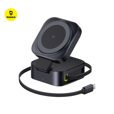 Baseus PicoGo 2-in-1 Magnetic Wireless Charger Qi2 67W Executive Gifts Singapore