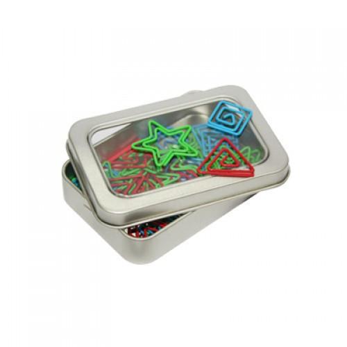 Assorted Shape Paper Clips In Tin Box Executive Corporate Gifts Singapore