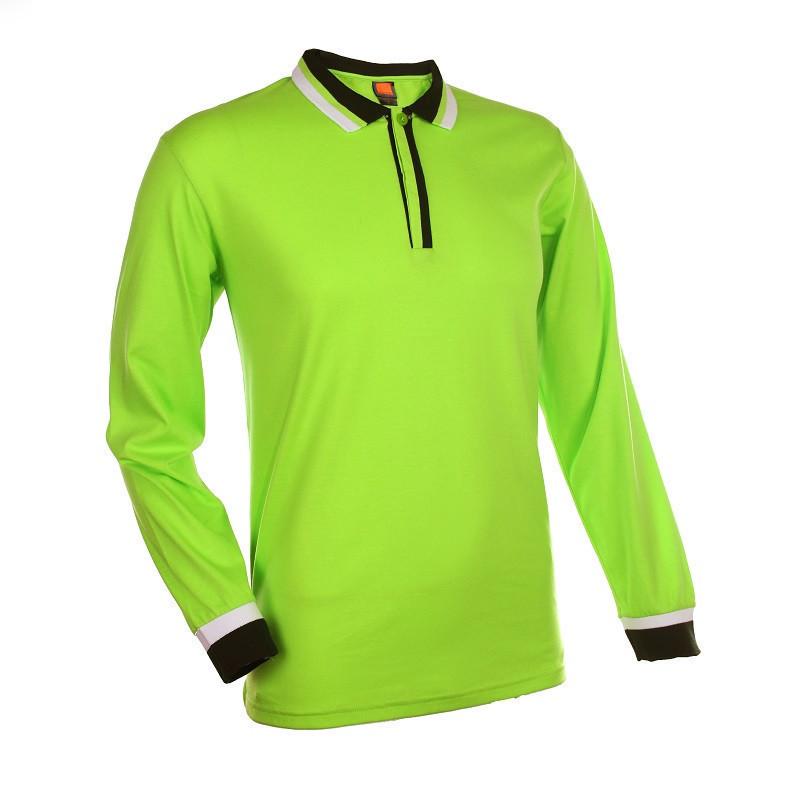 Basic Jersey Contrasting Long Sleeve Polo T-shirt Executive Corporate Gifts Singapore