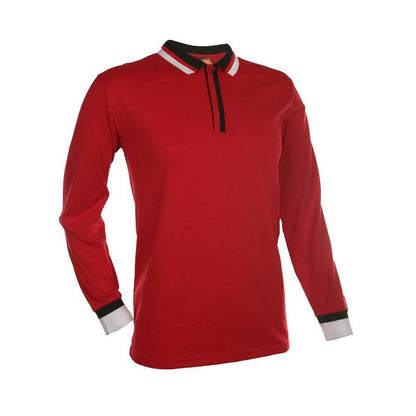 Basic Jersey Contrasting Long Sleeve Polo T-shirt Executive Corporate Gifts Singapore