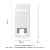 Vention Plastic Portable Phone Stand for Desk dimensions and design specifications