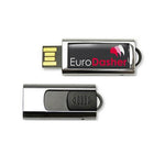 Compact Slider Steel USB Flash Drive | AbrandZ Corporate Gifts