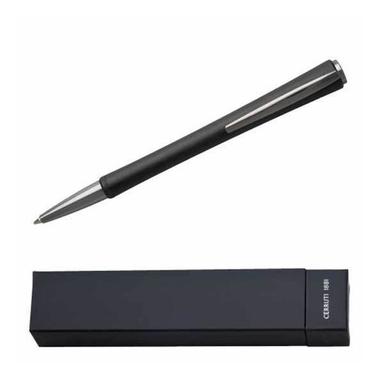 CERRUTI 1881 Flax Black Ballpoint Pen Executive Corporate Gifts Singapore