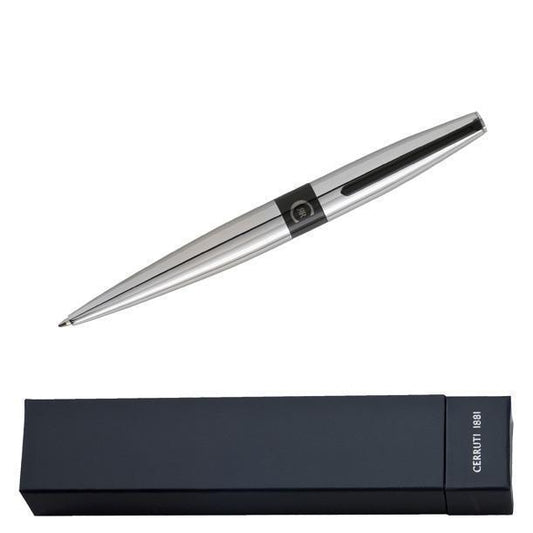 CERRUTI 1881 Frank Chrome Ballpoint Pen Executive Corporate Gifts Singapore