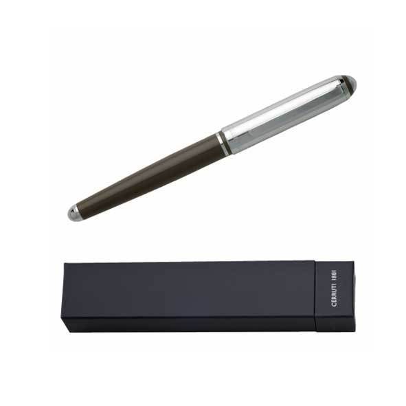 CERRUTI 1881 Miles Taupe Rollerball Pen Executive Corporate Gifts Singapore
