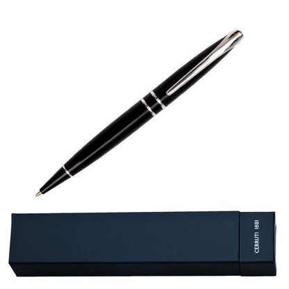 CERRUTI 1881 Silver Clip Ballpoint Pen Executive Corporate Gifts Singapore