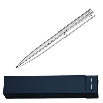 CERRUTI 1881 Zoom Silver Ballpoint Pen Executive Corporate Gifts Singapore