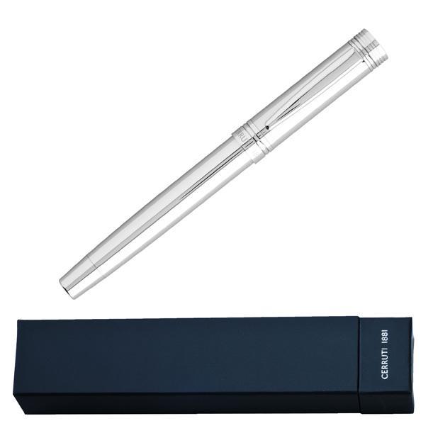 CERRUTI 1881 Zoom Silver Rollerball Pen Executive Corporate Gifts Singapore