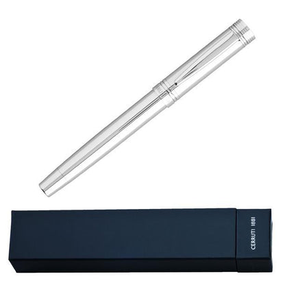 CERRUTI 1881 Zoom Silver Rollerball Pen Executive Corporate Gifts Singapore