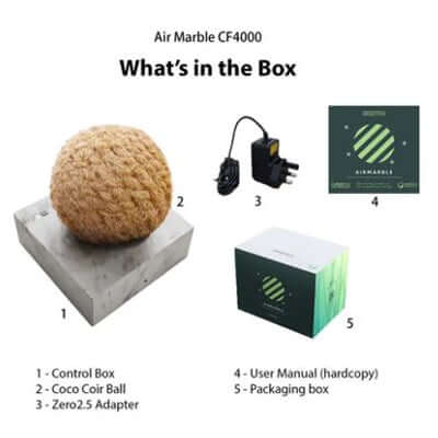 Zero2.5 Natural Fiber-based Negative Ionizer Air Marble CF4000 Executive Corporate Gifts Singapore