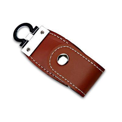 Clasp Leather USB Drive Executive Corporate Gifts Singapore