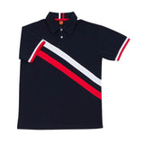 Classic Honeycomb Striped Polo T-shirt | AbrandZ Corporate Gifts