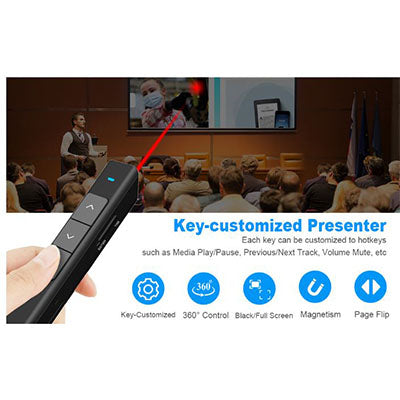 Slim black Presentation Clicker Executive Corporate Gifts Singapore