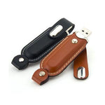 Clip-on Leather USB Drive | AbrandZ Corporate Gifts