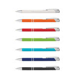 Kingston Notebook and Pen Gift Set features colorful pens in various shades, perfect for a stylish corporate gift.
