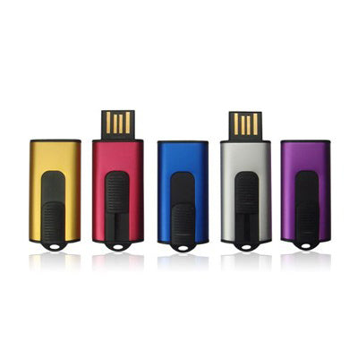 Compact Slider Steel USB Flash Drive Executive Corporate Gifts Singapore