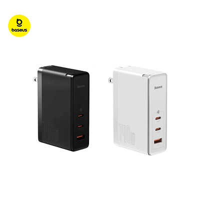Baseus PowerMega 3 Ports Fast Charger 140W Executive Corporate Gifts Singapore