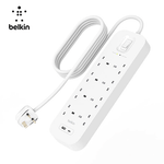 Belkin 8Way 2M Surge Protection Strip with USB A + C