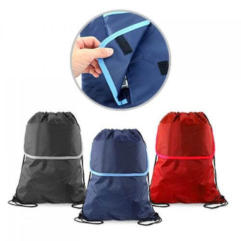 Drawstring Bag with Pocket | AbrandZ Corporate Gifts